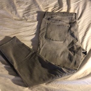 Gray straight leg Mossimo jegging. Approx size 16.